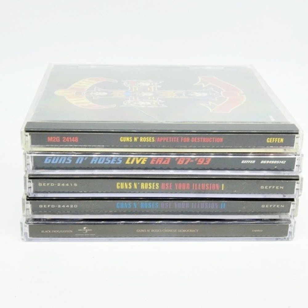 Guns N Roses 5 CD Lot Live Era 87-93 Use Your Illusion 1 & 2 Chinese Democracy